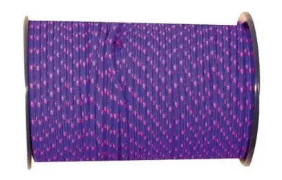 PES 5mm šńůra pletená s jádrem barevná - 100m/balení