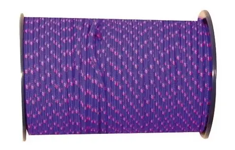 PES 5mm šńůra pletená s jádrem barevná - 100m/balení