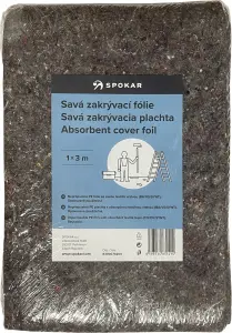 Spokar Folie textilní savá zakrývací, 1 × 3 m Spokar Folie textilní savá zakrývací, 1 × 3 m