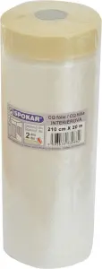 Spokar CQ fólie s papírovou páskou, 210 cm × 20 m