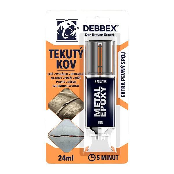 Tekutý kov 24 ml blistr světle černá