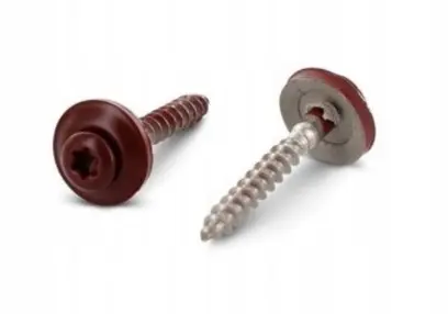 Vrut s podl. 15mm, nerez A2 4,5x60 Torx RAL3009 (Art.8790)