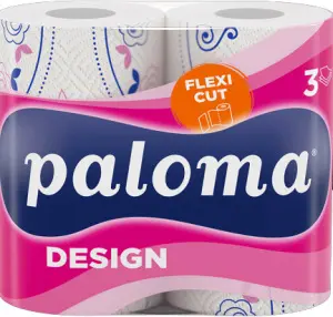Paloma 3vrstvé papírové utěrky Design & Flexi, 2 ks, 16 m