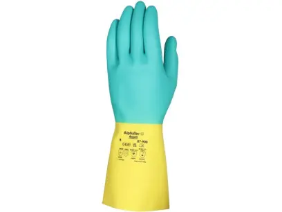 Rukavice ANSELL AlphaTec 87-900, kyselinovzdorné, vel. 09