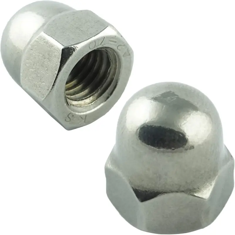 Matice DIN 1587 nerez A2 M12 Matice DIN 1587 nerez A2 M12