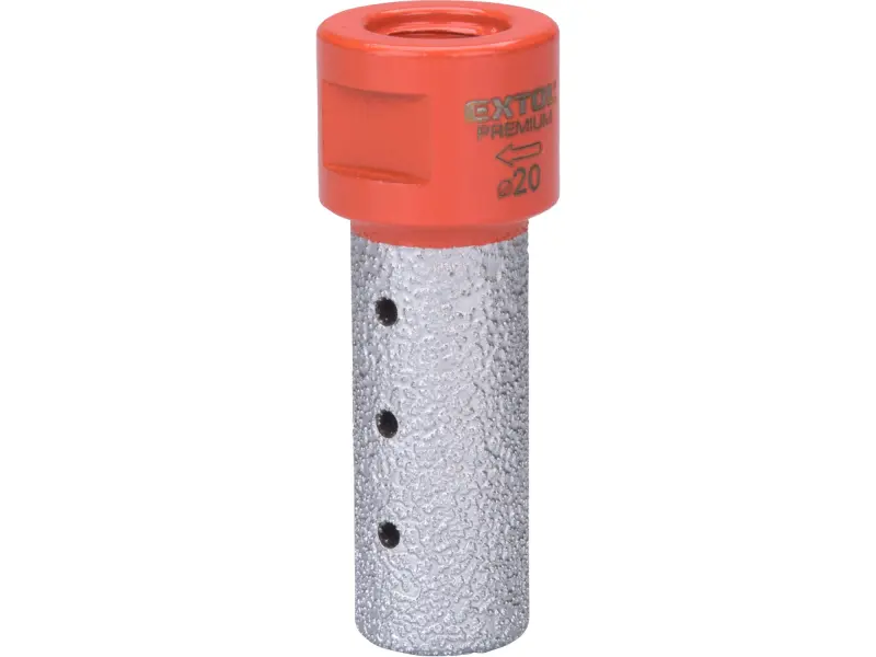 korunka brusná diamantová-válec, O 20mm, závit M14 korunka brusná diamantová-válec, O 20mm, závit M14