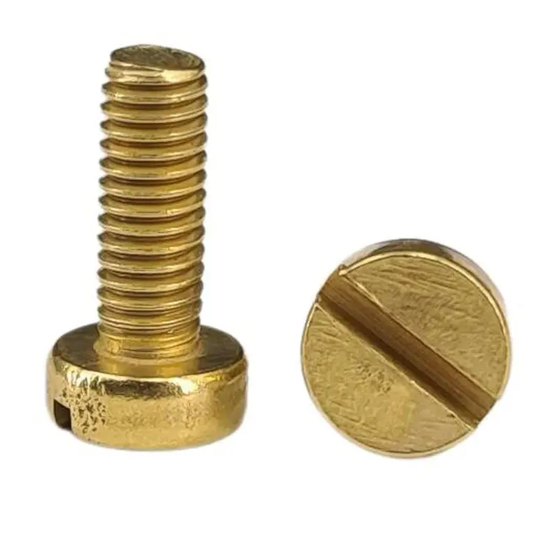 Šroub s válc. hlavou DIN 84 mosaz M2,5x4 Šroub s válc. hlavou DIN 84 mosaz M2,5x4