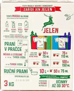 Jelen prací prášek Color, 60 praní, 3 kg