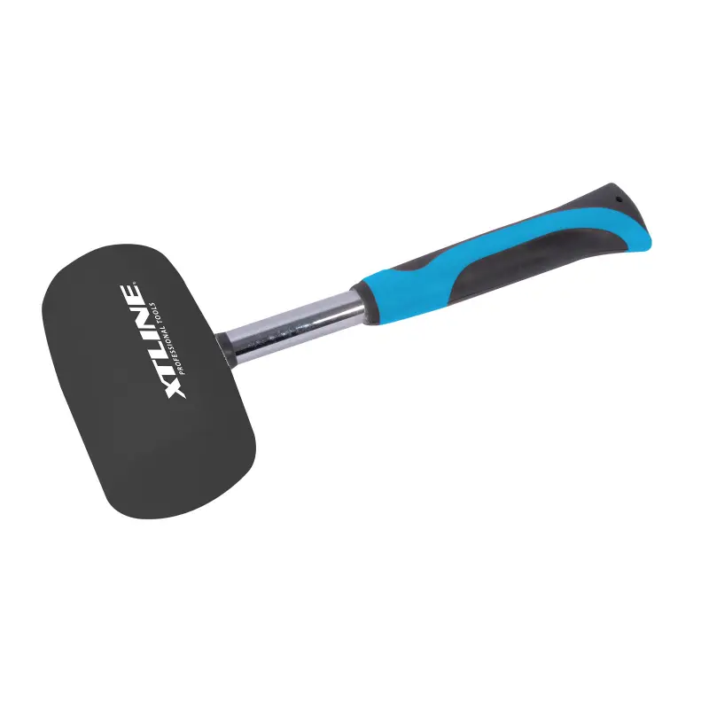 Palička gumová černá - kovová násada | 75 MM