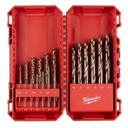 Milwaukee 19ks sada vrtáků do kovu HSS-Co