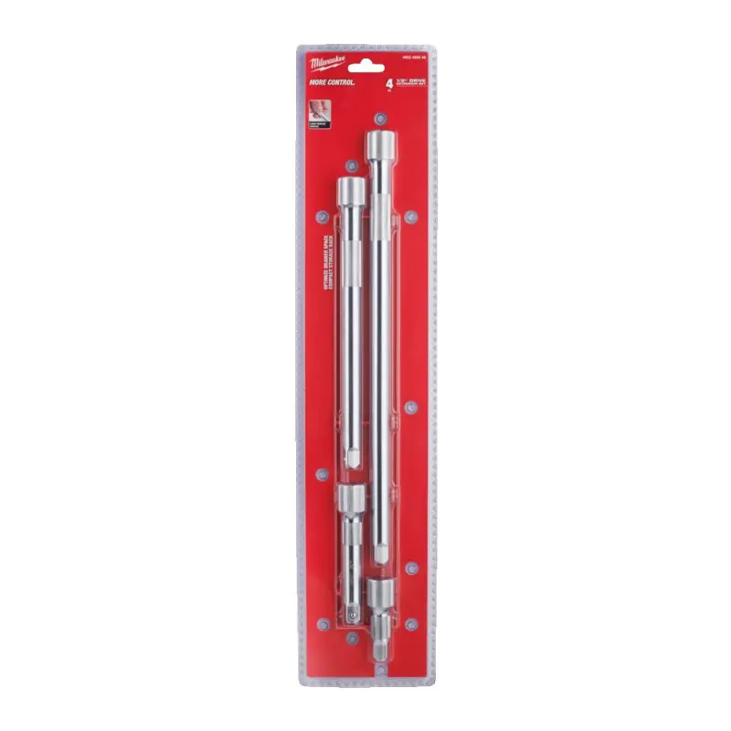 Milwaukee 1/2 prodloužení 4dílná sada(76,127,254,381mm)