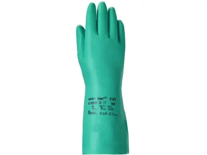 Rukavice ANSELL SOL-VEX 37-676, kyselinovzdorné, vel. 09