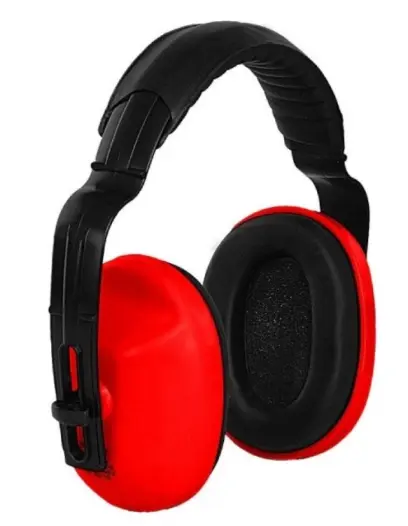 Mušlové chrániče sluchu ATOL EP106, BLISTR červené