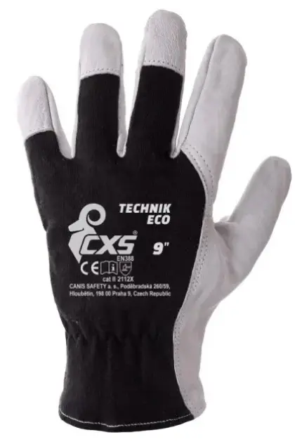 Rukavice CXS TECHNIK ECO, kombinované, vel. 08