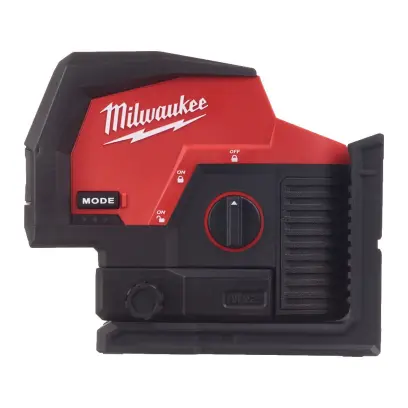Milwaukee M12™ Zelený laser kombinovaný křížový liniovo-bodový M12 CLLP-0C, bez aku a nabíječky