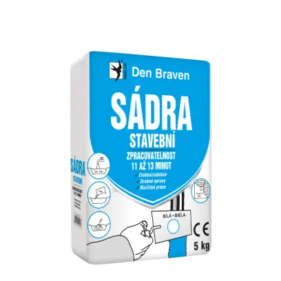 Sádra stavební 1 kg pytel