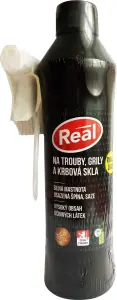Real na trouby, grily a krbová skla čisticí prostředek, 550 g