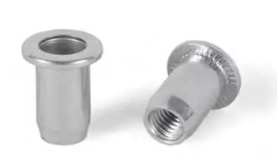 Matice nýtovací plochá M10x27 (5,5-8,0) hladká otevřená, ocel - Bralo