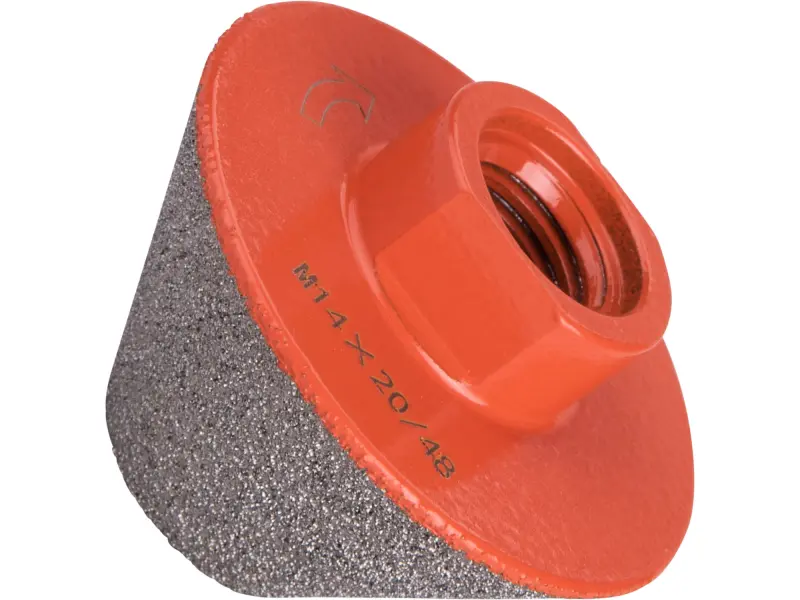 korunka brusná diamantová-komolý kužel, O 20-48mm, závit M14 korunka brusná diamantová-komolý kužel, O 20-48mm, závit M14