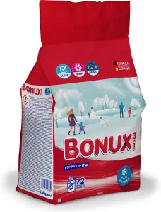Bonux prací prášek White Polar Ice Fresh, 4,68 kg, 72 dávek