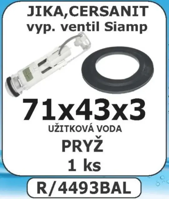 SADA membrána WC 71x43x3 JIKA, Cersanit Siamp