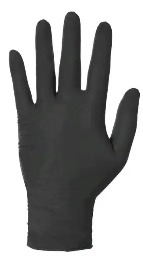 Rukavice CXS STERN BLACK, jednorázové, nitrilové, vel. 10