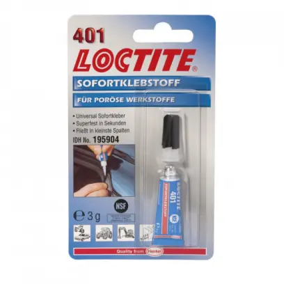 Loctite 401 3g  vteřinové lepidlo