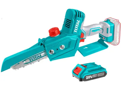 Řetězová pila AKU, mini, 20V LI-ION, Brushless, 1ks baterie, 1ks nabíječky