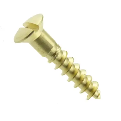 Vrut do dřeva, ČH, DIN 95 mosaz 2x16