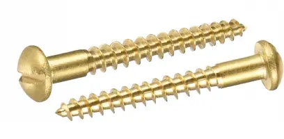 Vrut s půl. hlavou DIN 96 mosaz 6x45