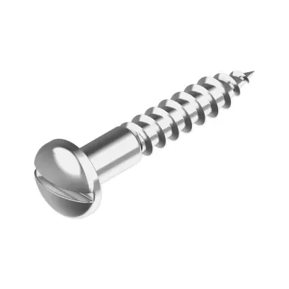 Vrut s půl. hlavou DIN 96 mosaz/nikl 3,5x25