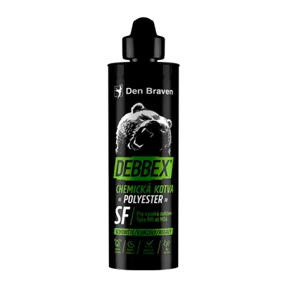 Chemická kotva bez styrenu POLYESTER SF 380 ml kartuše šedá