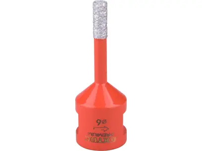 korunka vykružovací diamantová, O 6mm, závit M14