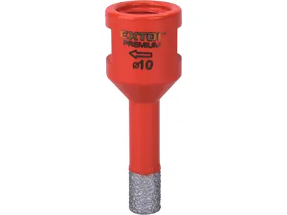 korunka vykružovací diamantová, O 10mm, závit M14