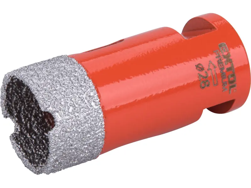 korunka vykružovací diamantová, O 28mm, závit M14 korunka vykružovací diamantová, O 28mm, závit M14