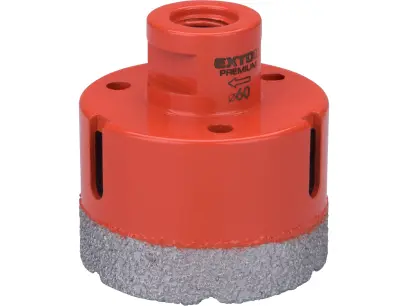 korunka vykružovací diamantová, O 60mm, závit M14