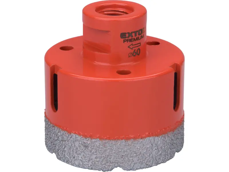 korunka vykružovací diamantová, O 60mm, závit M14 korunka vykružovací diamantová, O 60mm, závit M14