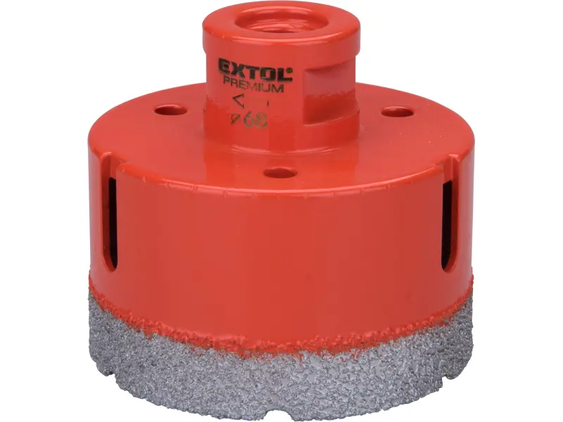 korunka vykružovací diamantová, O 68mm, závit M14 korunka vykružovací diamantová, O 68mm, závit M14