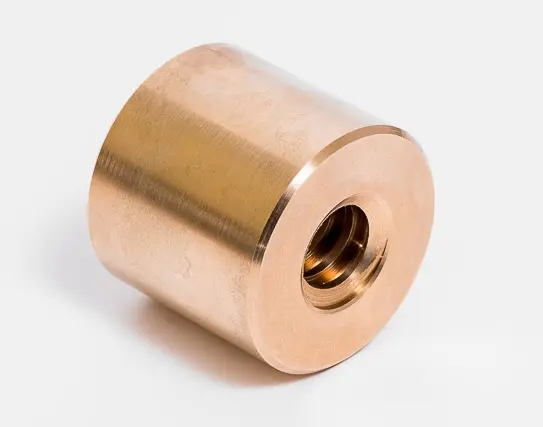 Matice Trapézová Kruhová Bronz Tr14x3 (30x28) Levá Matice Trapézová Kruhová Bronz Tr14x3 (30x28) Levá