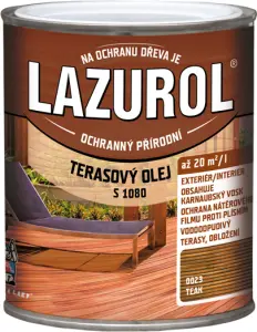 Lazurol s1080 terasový olej teak, 750 ml