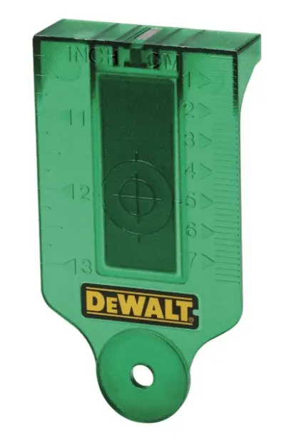 Zaměřovací karta pro zelené lasery DeWALT