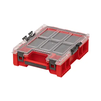Box plastový PROFI Qbrick ONE ORGANIZER M RED Plus s výplní MFI | 264x364x106 mm