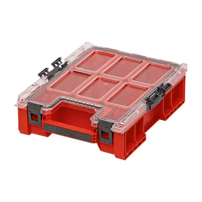 Organizér plastový Qbrick ONE Organizer M Plus 2.0 RED Ultra HD Custom | 264x364x106 mm