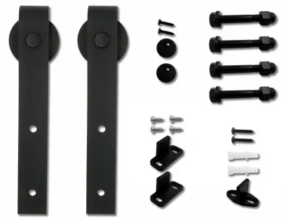 Posuvné kování RETRO 1 ESO černá mat jednokřídlé