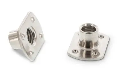 Matice přivařovací bodová Art.9060A nerez A2 M10, 18x26x10,5mm - 4 body