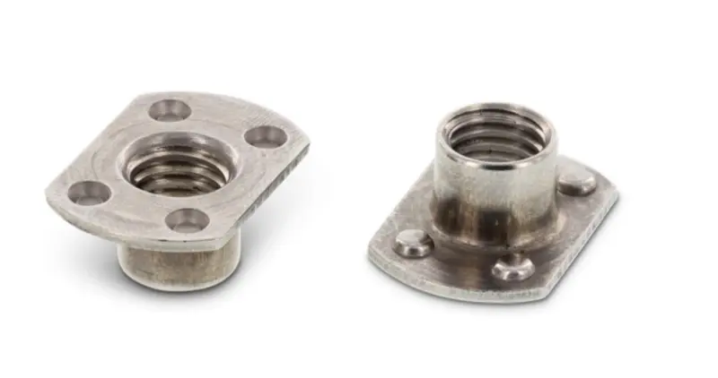 Matice přivařovací bodová Art.9060B nerez A2 M8, 18x26x10,5mm - 4 body Matice přivařovací bodová Art.9060B nerez A2 M8, 18x26x10,5mm - 4 body