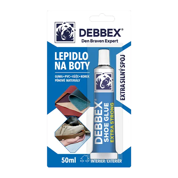 Lepidlo na boty 50 ml tuba v blistru nažloutlá