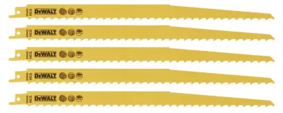 Pilové listy 305 mm na dřevo (polena a řezivo), bal. 5 ks DeWALT