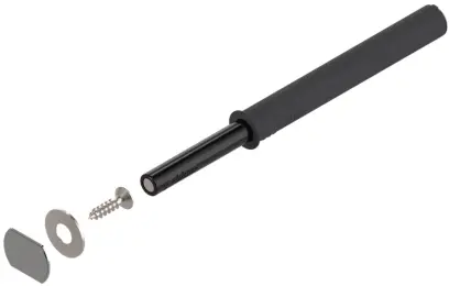 BLUM 956A1004 Tip-on pro závěs dlouhý 76 mm s magnetem, sada, karbon černá CS