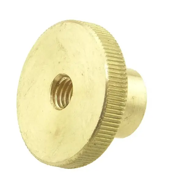 Matice rýhovaná DIN 466 mosaz M8